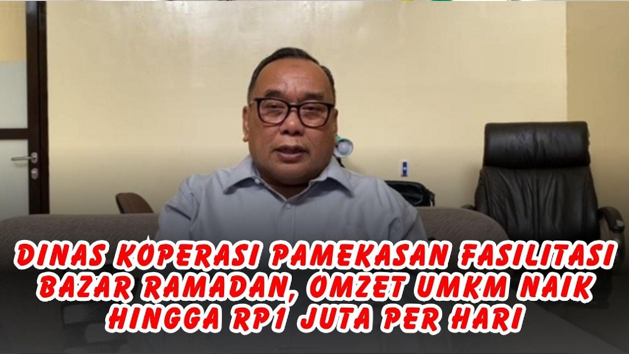 Dinas Koperasi Pamekasan Fasilitasi Bazar Ramadan, Omzet UMKM Naik hingga Rp1 Juta per Hari