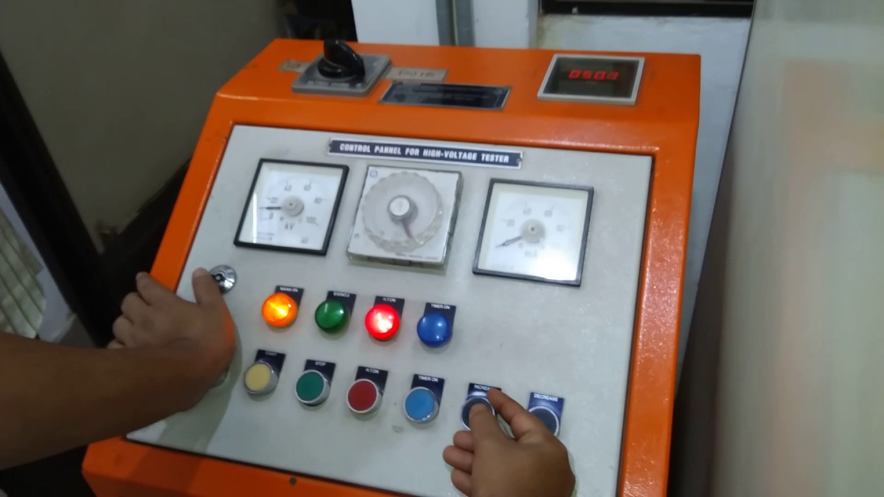 CT High Voltage Test With 34KV During 1 minute