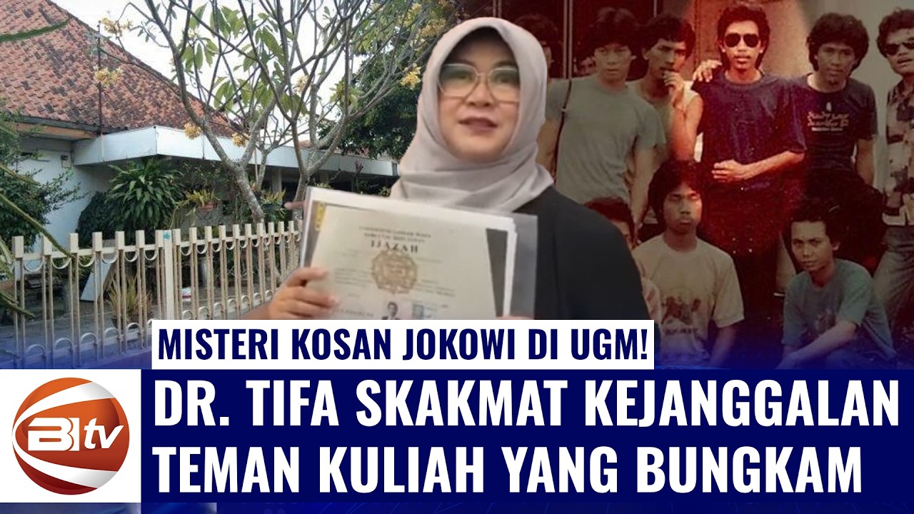 Misteri Kosan Jokowi di UGM! Dr. Tifa Skakmat Kejanggalan Teman Kuliah yang Bungkam
