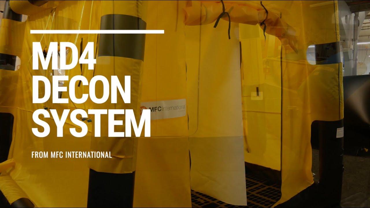 MD4 Decontamination Shower Setup