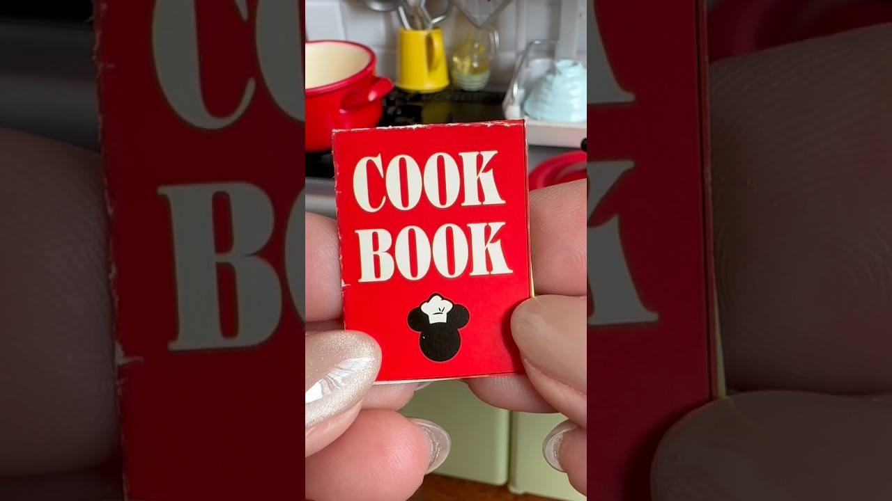 My cooking partner☺️ #miniature #asmr #youtubeshorts #fakefood #minitoys