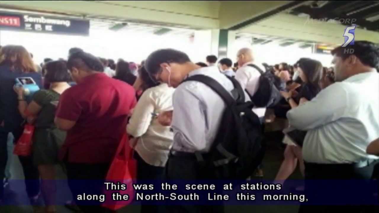 19,000 commuters affected by morning delay on North South MRT - 20Jan2014