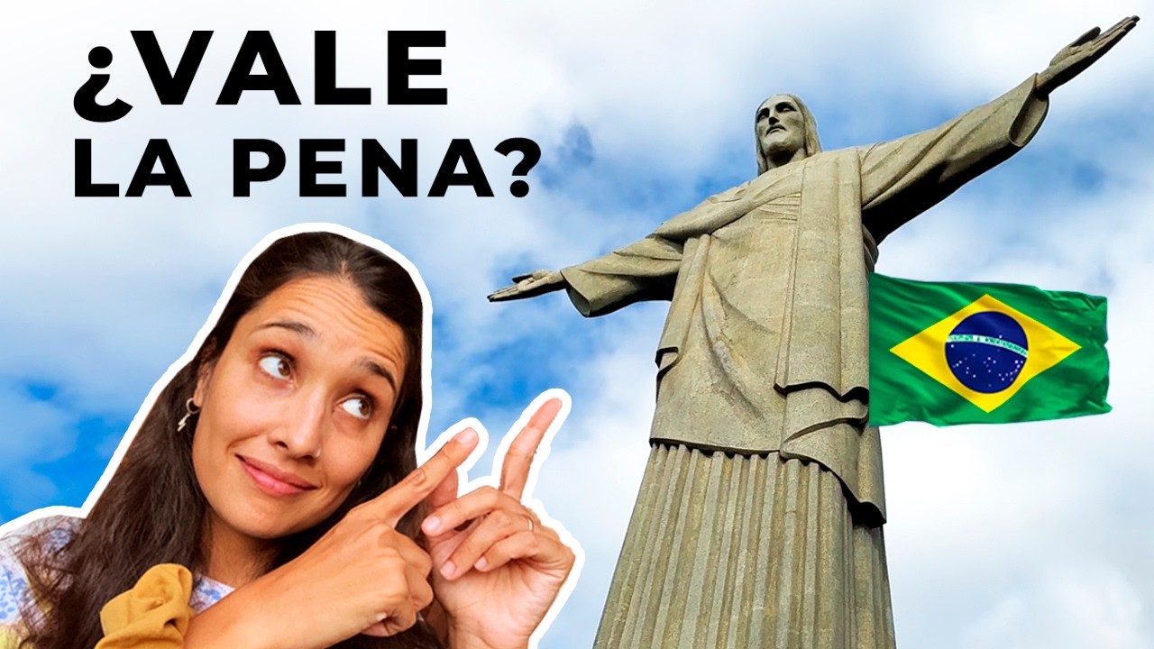 El CRISTO REDENTOR el lugar más FAMOSO de BRASIL en RÍO DE JANEIRO 🇧🇷 | ¿Realmente VALE LA PENA? 4K