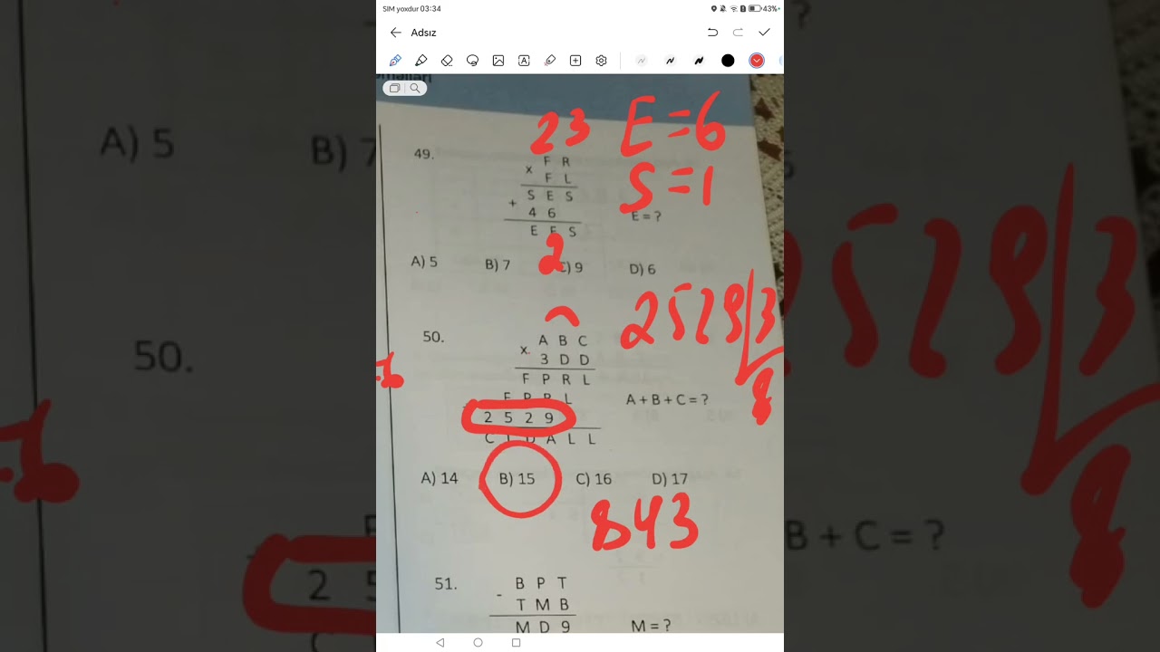 Müsfiq Əliyev Lütfizadə hesab əməlləri 44-63(3hisse)