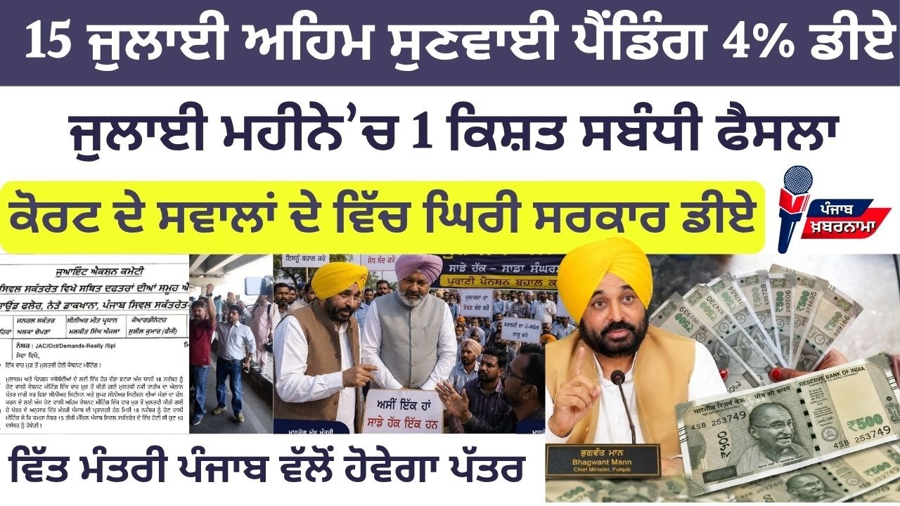 6th pay commission || Punjab 6th pay commission latest news || Pay Scales & Salary Hike DA & OPS