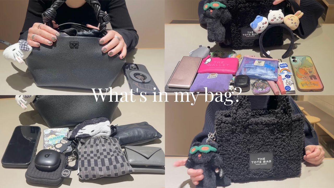 【What's in my bag?】隣のオタクのバッグの中身 part 2👝社会人オタク友達のWIMB🖤