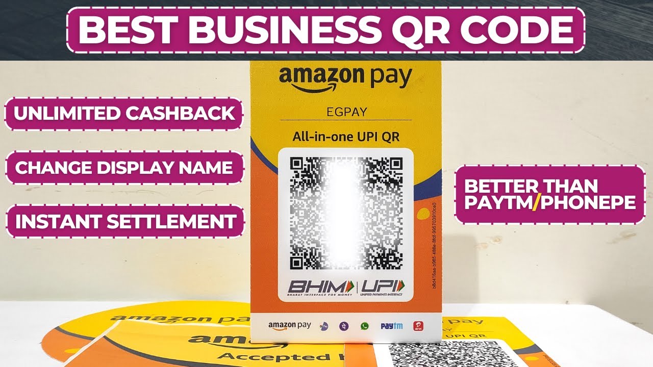 amazon pay business qr code order 🛒