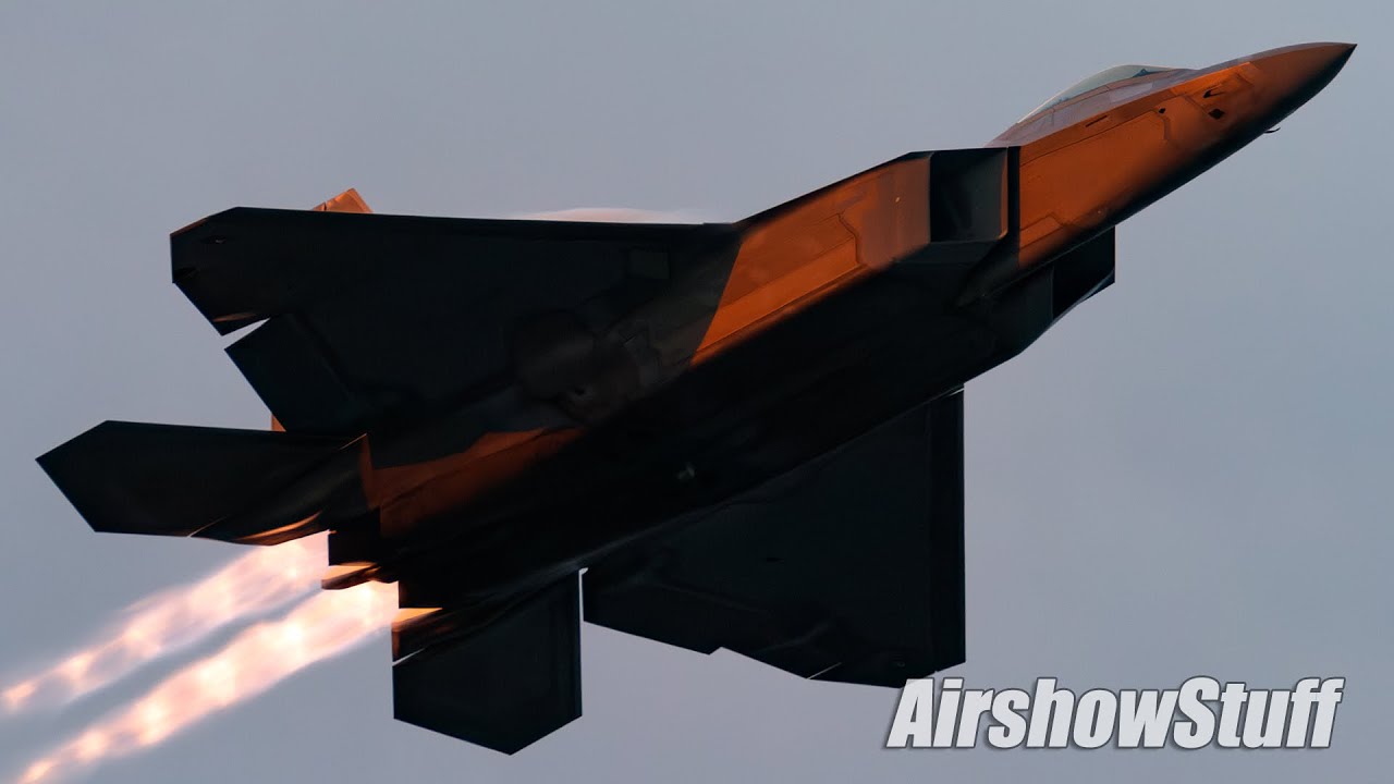 F-22 Raptor Twilight Afterburners - QCAS 2024