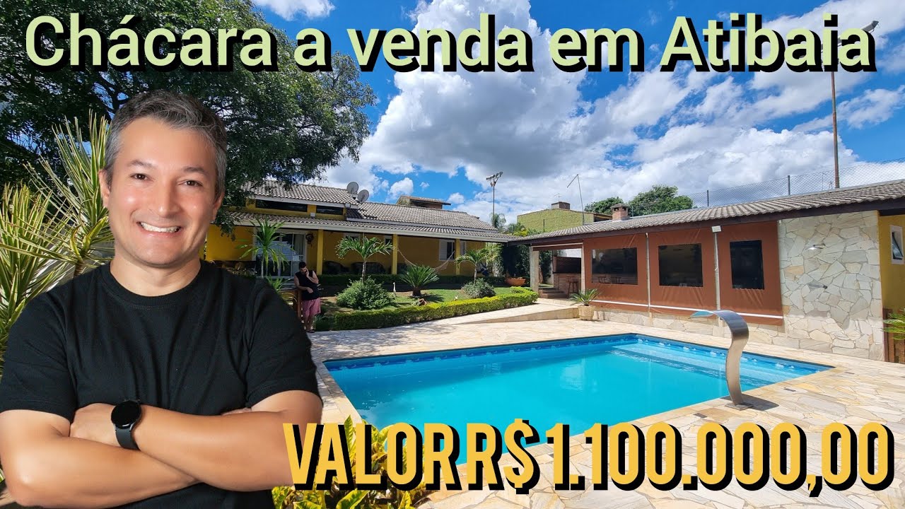 Chácara a venda em Atibaia, porteira fechada, condomínio com fundo para represa, ótimo acesso