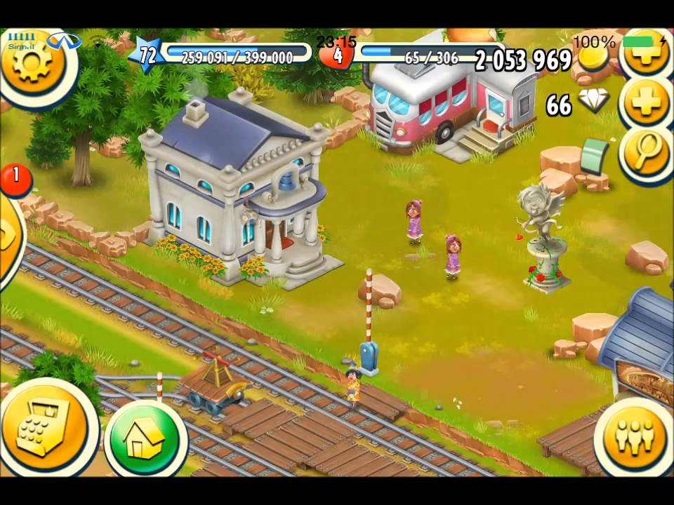 Hay Day Town Hall Upgrade - Level 1 to 2