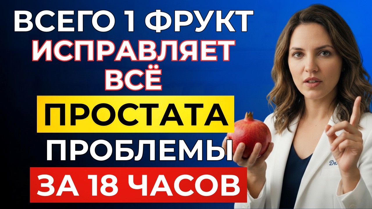 Этот мощный фрукт помогает уменьшить размер простаты – правда, о которой вам никто не расскажет
