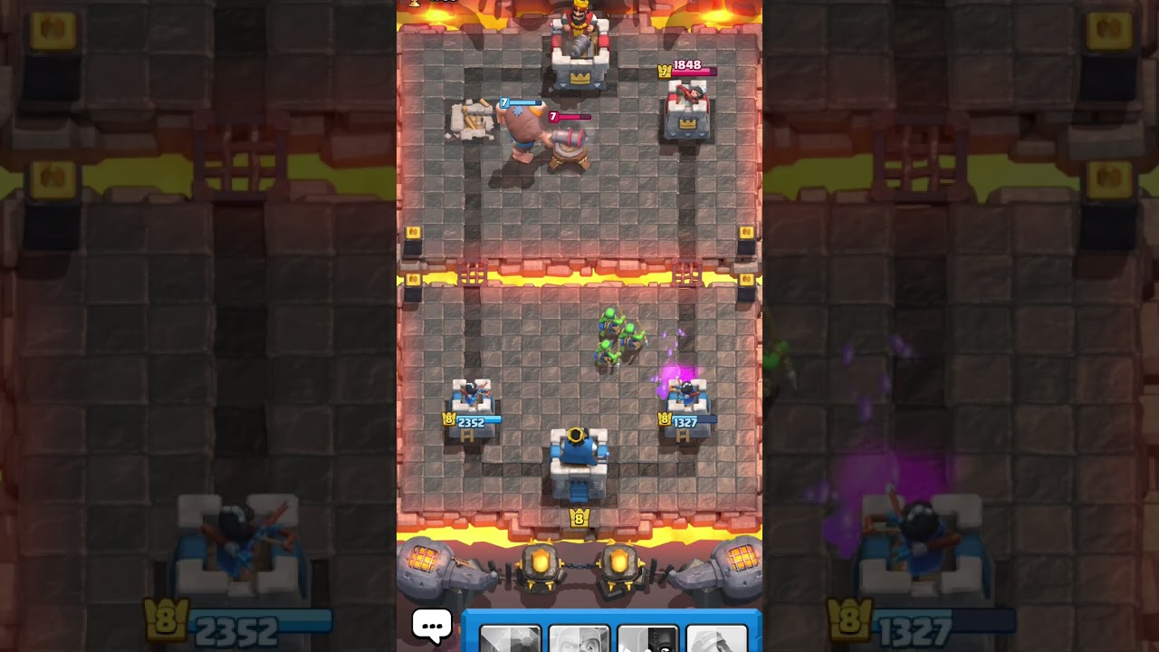 Eu zic că m-am descurcat cumva... aștept părerea ta! #clashroyale #androidgames #battleroyalegame