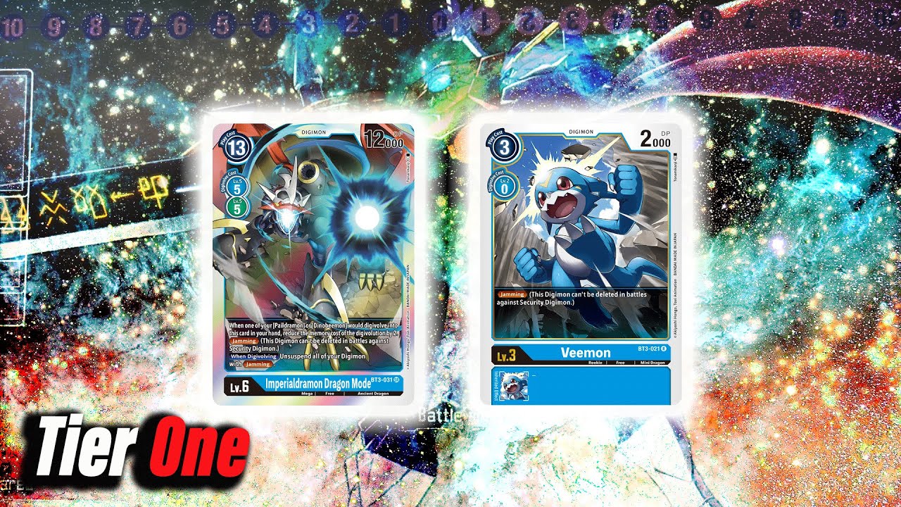 Digimon Set 4 Deck Profile: BLUE IMPERIALDRAMON! Digimon Trading Card Game BT4 Format (2021)