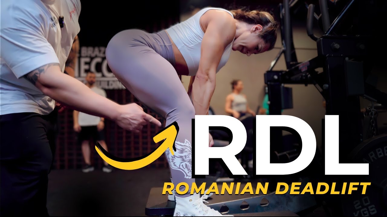 EXERCÍCIO FOCO EM GLÚTEOS - RDL Romanian Deadlift