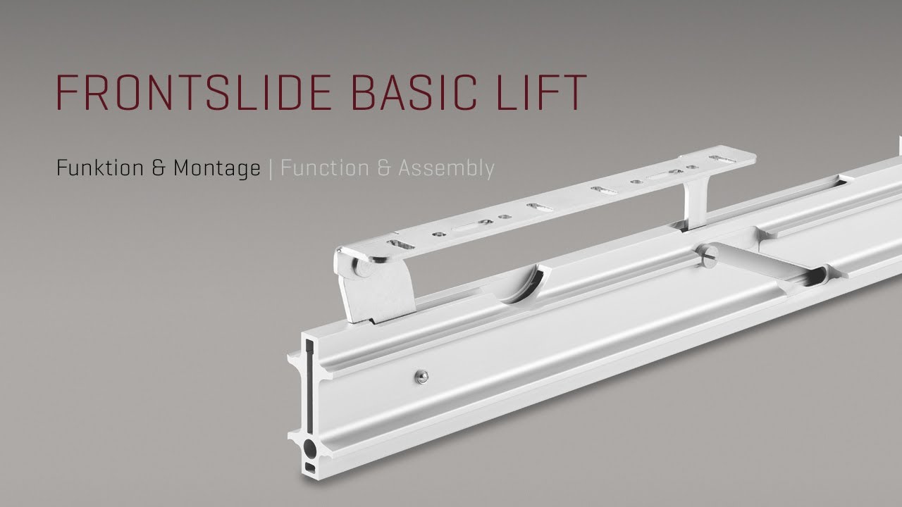 Frontslide Basic mit Lift (FB-L) | Funktion + Montage  / Funcion + Assembly