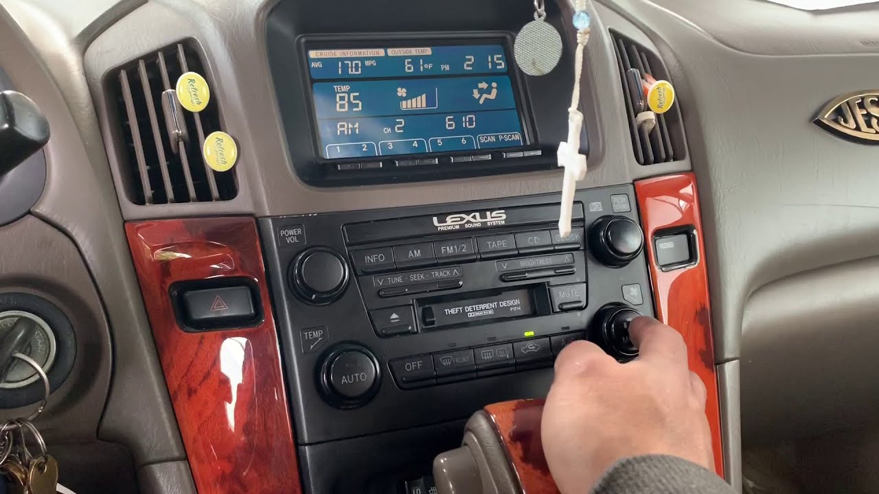 Lexus Rx300 Has No AC / No Heater (Replacing Air Flap Actuator / Servo Motor)
