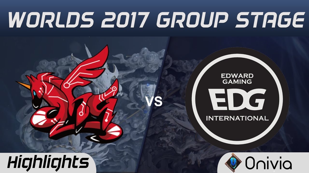 AHQ vs EDG   Highlights World Championship 2017 Group Stage AHQ Esports vs Edward Gaming by Onivia