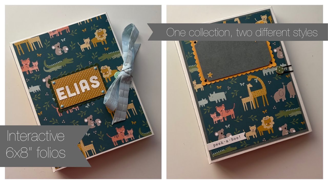 Interactive Folio Styles 1 and 2 in 6x8