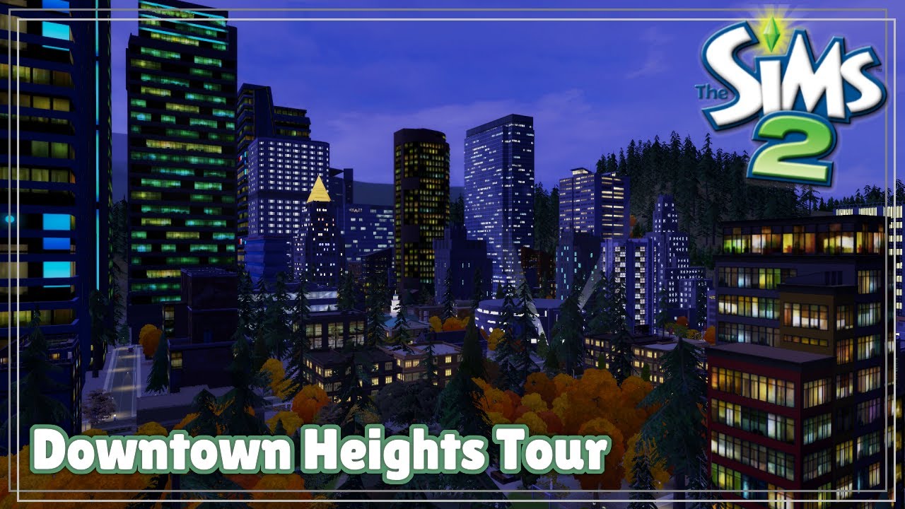 🏙️ Экскурсия по Даунтаун-Хайтс 🏙️ || Экскурсия по подземельям Sims 2 || Экскурсия по строительств...