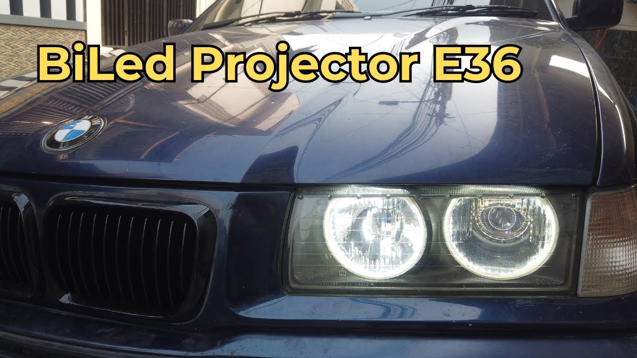 Pasang Biled Projector di E36! | VINYX P45