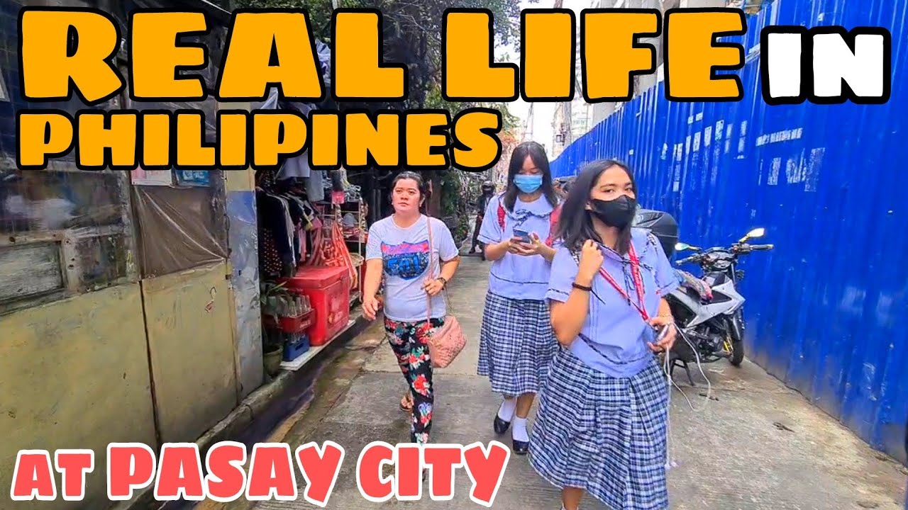 Unseen Life in Pasay City | Walk at Real Hidden Narrow Alley in Pasay Philippines 4K