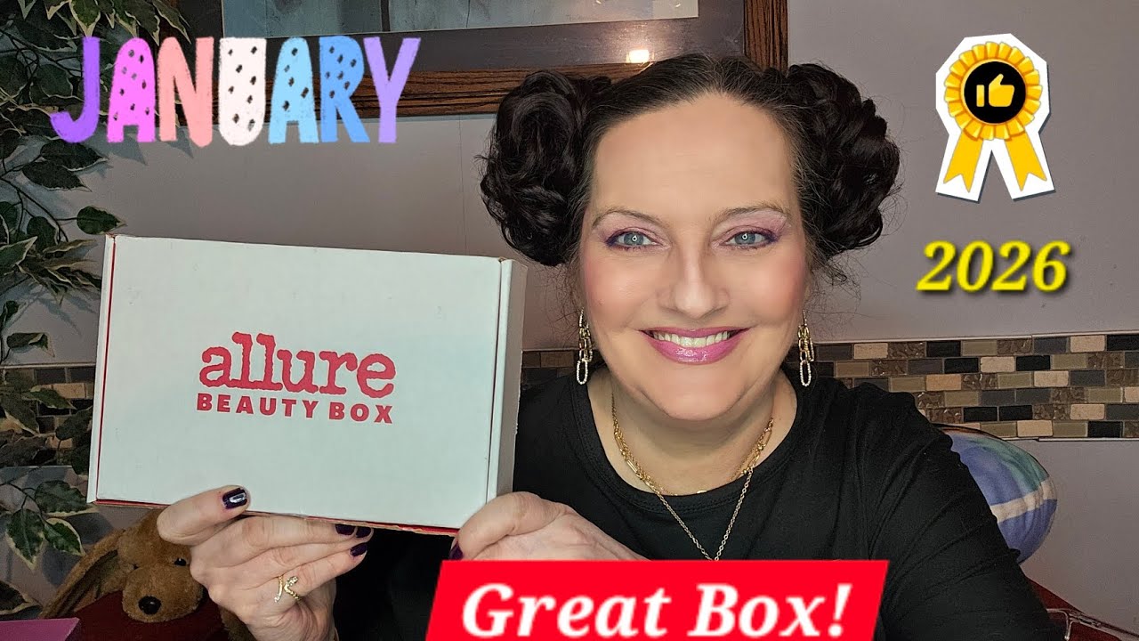 Бьюти-бокс ALLURE | Январь 2026 | 4 полноразмерных продукта, а также косметика марки Blake (Livel...