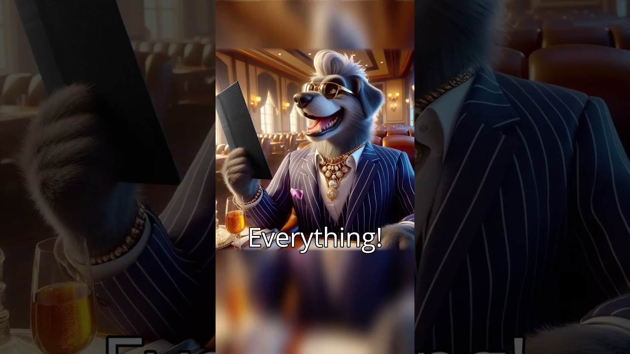 Rich Dog, Poor Dog: Dog Blows a Fortune in One Day! 🐶 💸🤑 #funny #cute #cartoon #funnyanimals