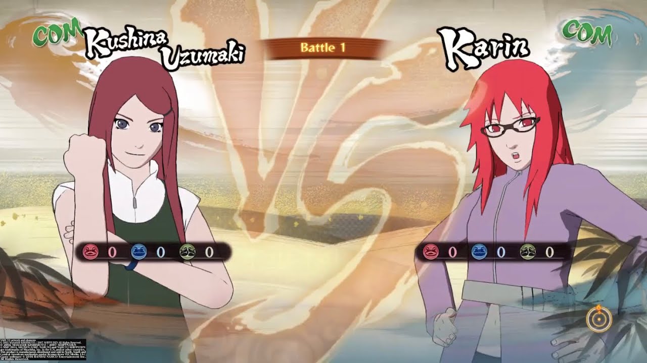 Kushina vs Karin | Naruto Shippuden: Ultimate Ninja Storm 4
