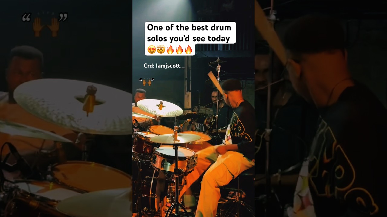 One of the best drum solo moments 😍🤯🔥🔥🔥🔥