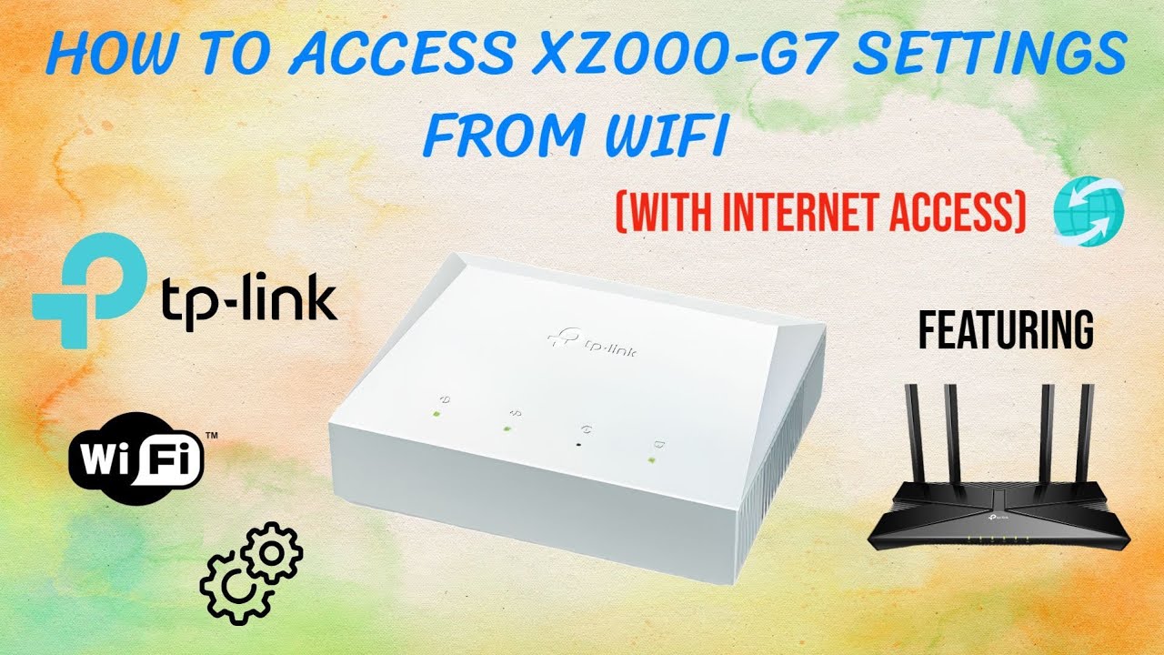 Accessing XPON/GPON Terminal Settings From Router WiFi/LAN (with Internet Access)