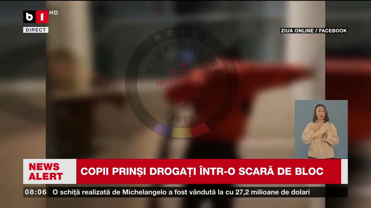 COPII PRINȘI DROGAȚI ÎNTR-O SCARĂ DE BLOC DIN SIBIU_Știri B1TV_10 febr. 2026