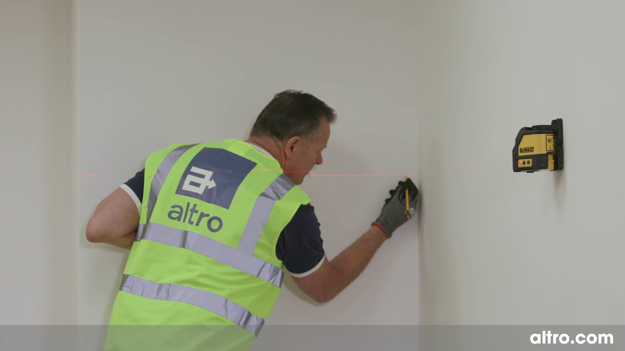 Altro Whiterock Installation 3: Setting out