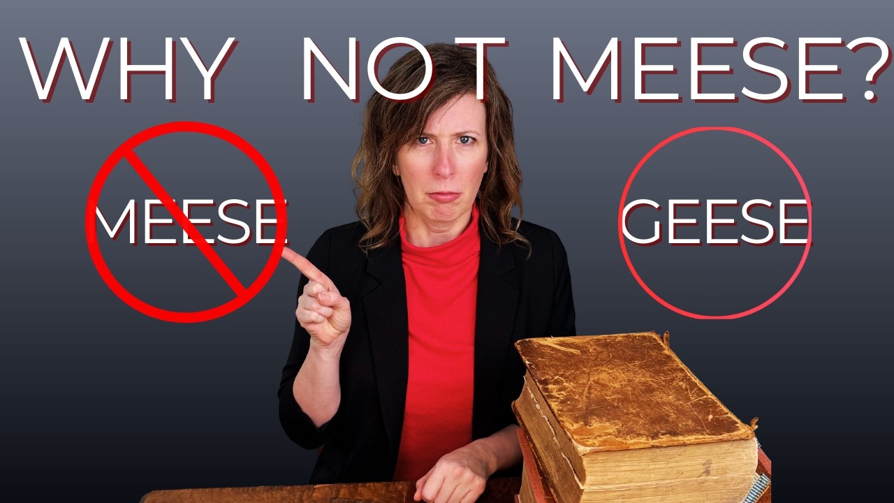 Goose has Geese, but Moose has no Meese: Why English Grammar Breaks its own Rules
