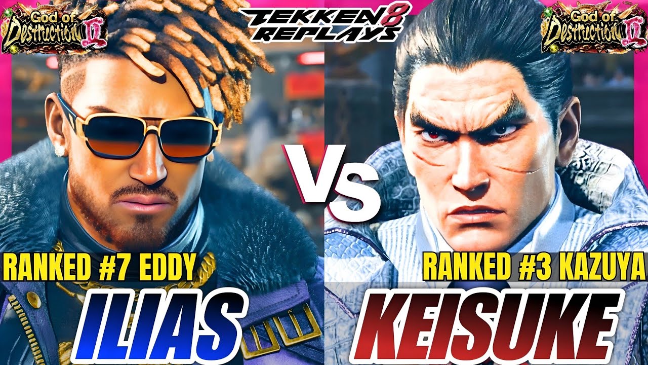 Tekken 8 - Ilias (Eddy) vs Keisuke (Kazuya) - High Level Ranked Match Replay
