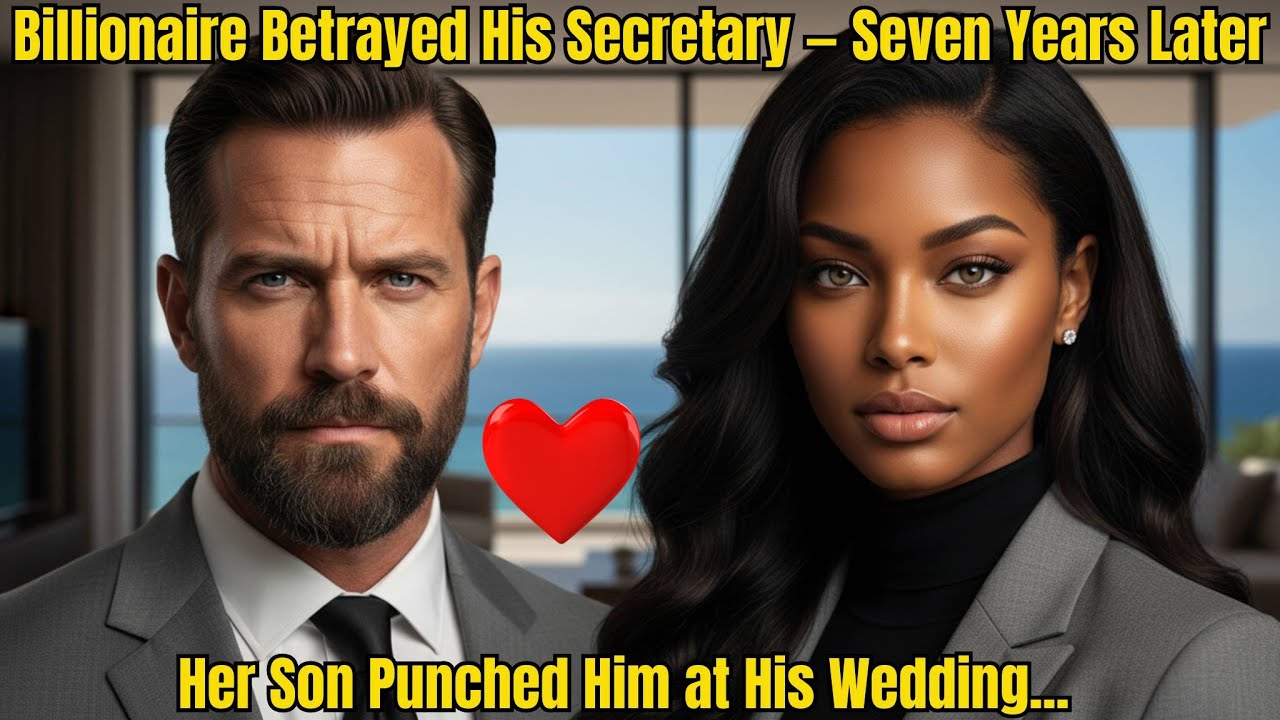 Billionaire Betrayed His Secretary — Seven Years Later, Her Son Punched Him at His Wedding...