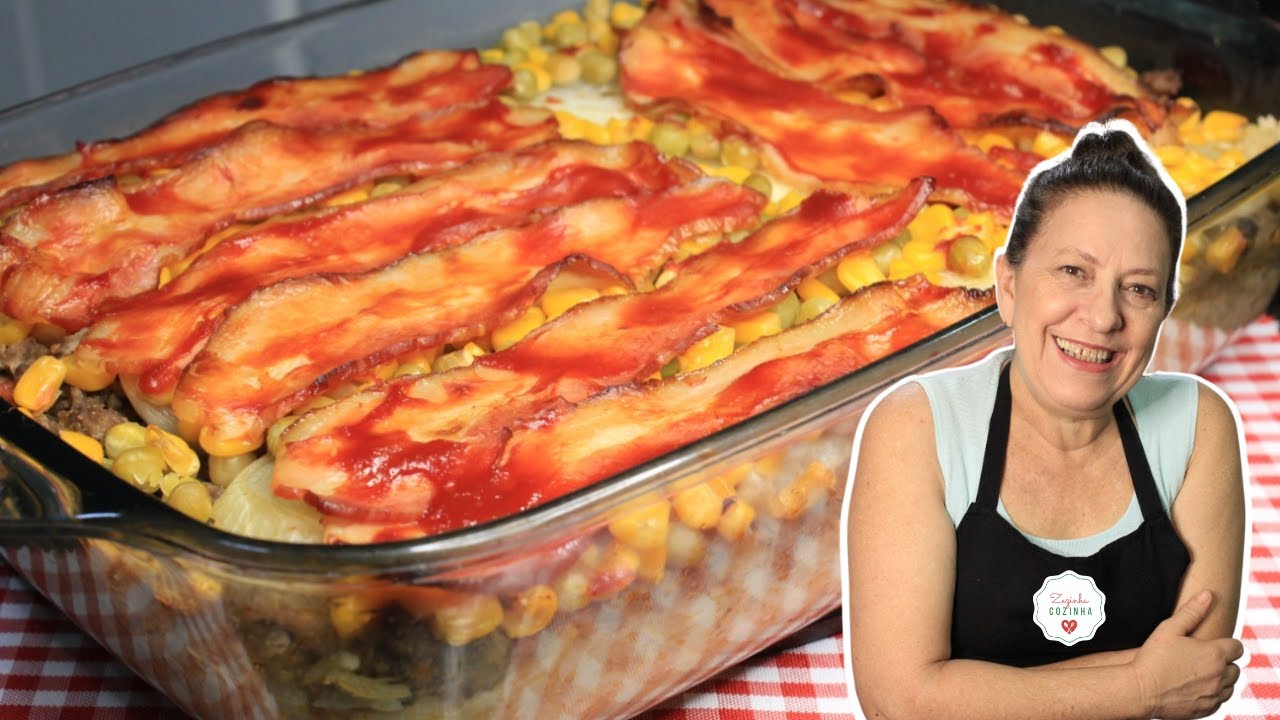 ARROZ SETE CAMADAS | Receita De Uma Travessa Só