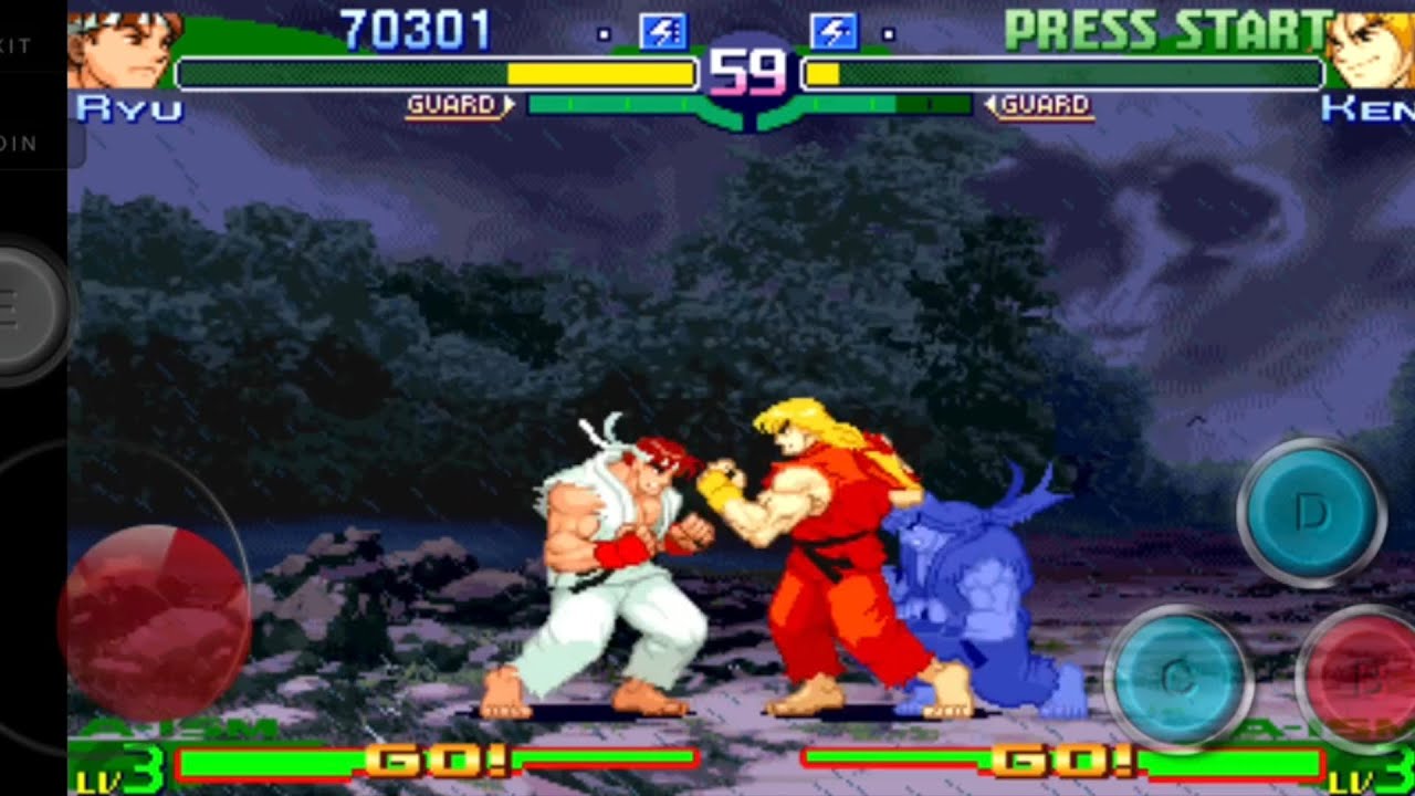 SFA3 | (1P) Ryu vs (CPU) Ken | But everyone has inf super