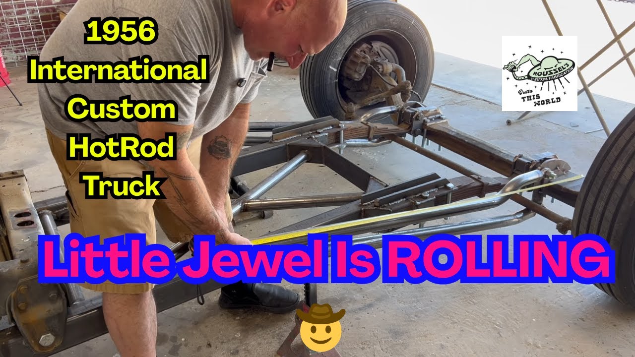 1956 International Custom By Ian Roussel: Little Jewel COE Hotrod Makes Its First Move 🤠