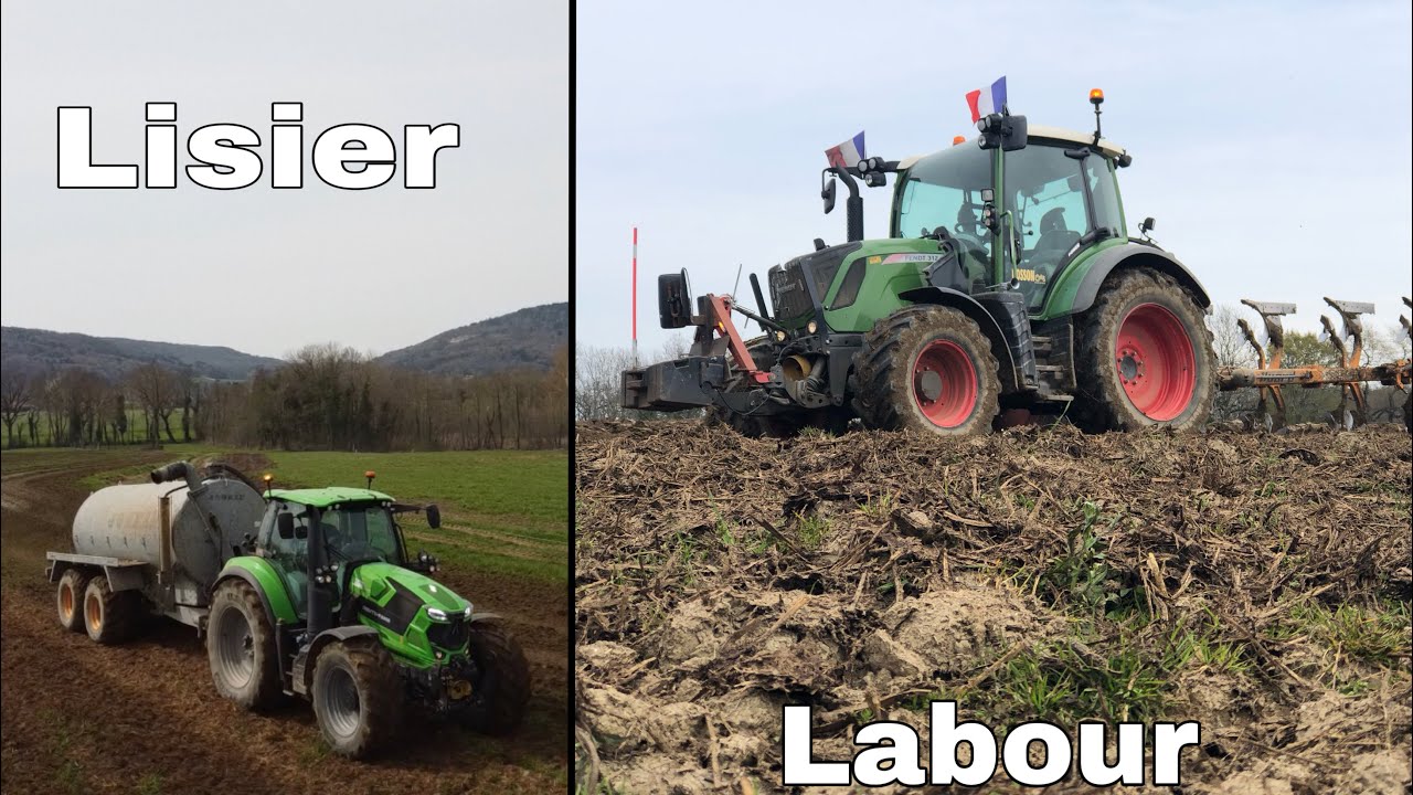 Épandage de lisier et labour 2023 🇫🇷