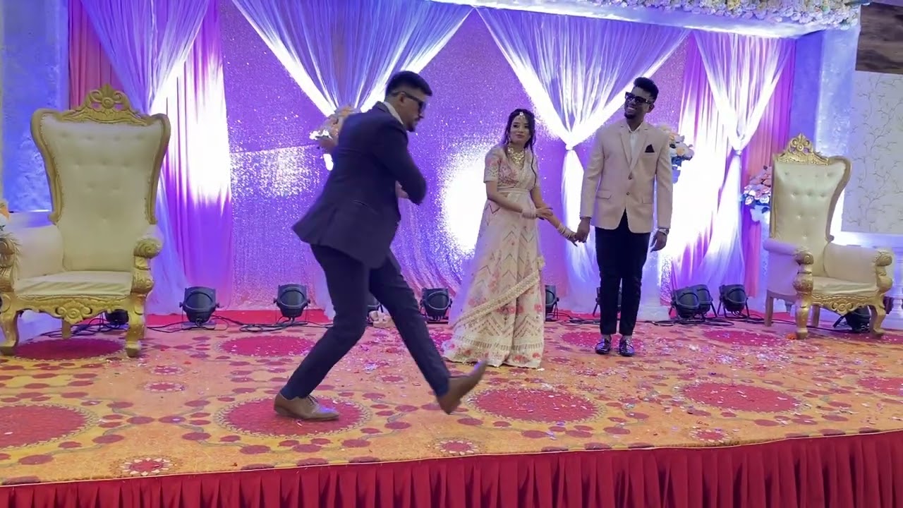 bro sis engagement dance performance in sister engagement kaun halawe limdi