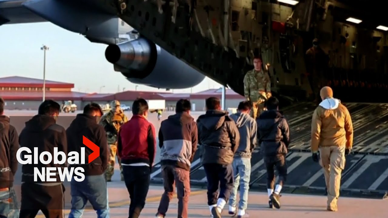 Trump government begins mass deportation of migrants