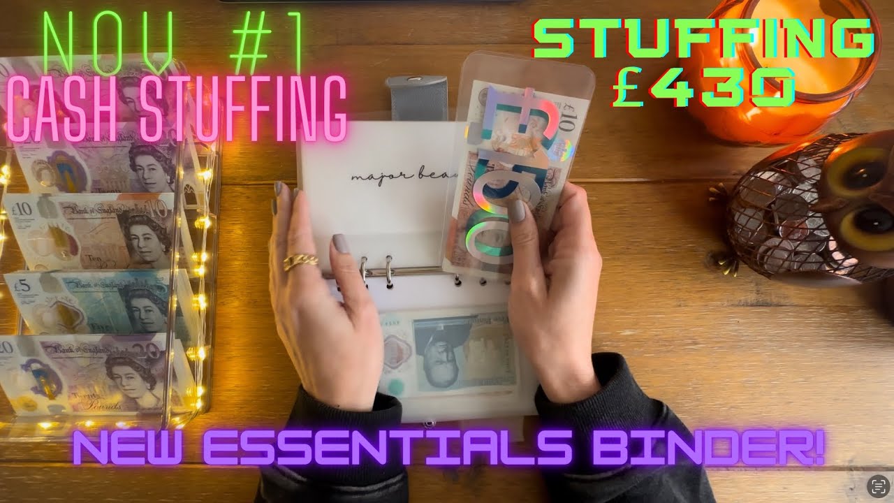 NOVEMBER #1 CASH ENVELOPE STUFFING | STUFFING &pound;430 | ENVELOPES & CHALLENGES | UK CASH STUFFING
