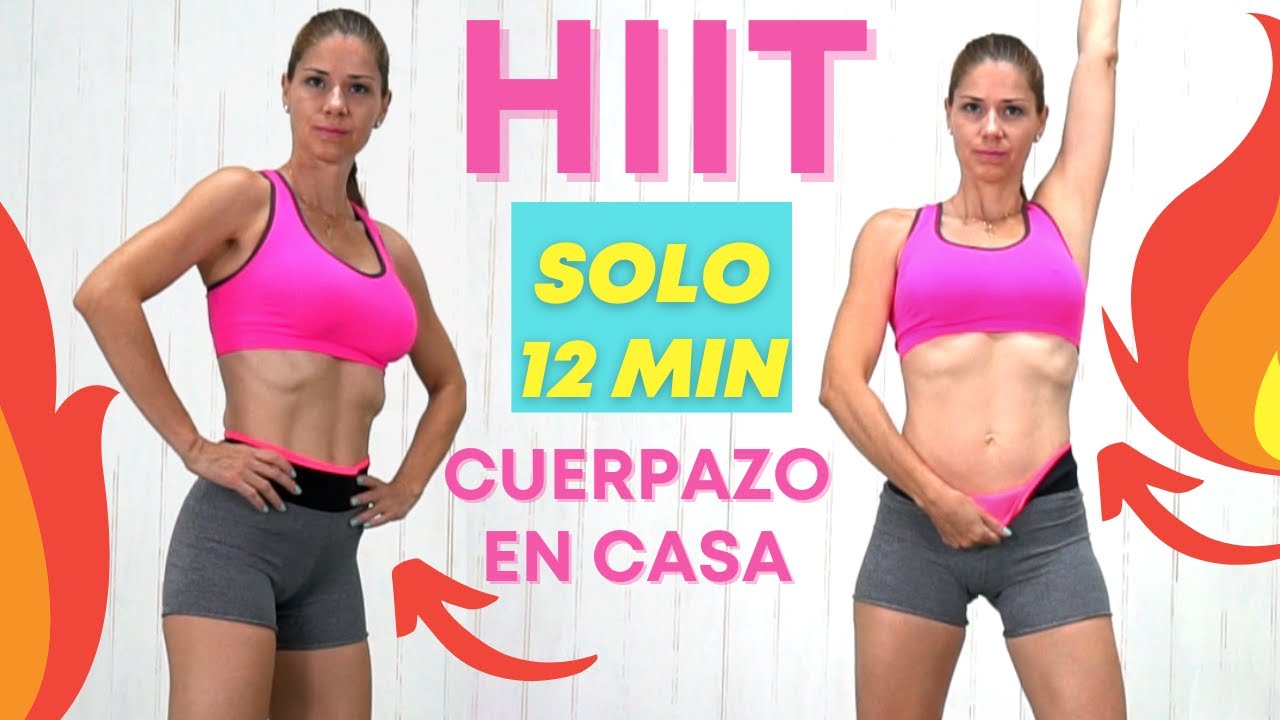 HIIT TABATA 12 МИН 💙 Упражнения для ПОХУДЕНИЯ и ТОНУСА всего тела (для женщин) 💙 СЖИГАНИЕ ЖИРА TA...