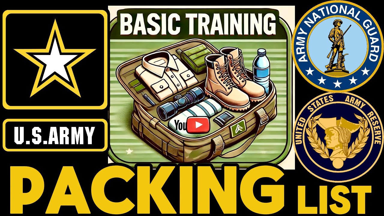 U.S. Army Basic Training (BCT) Packing List for Females and Males | Pack these ONLY‼️