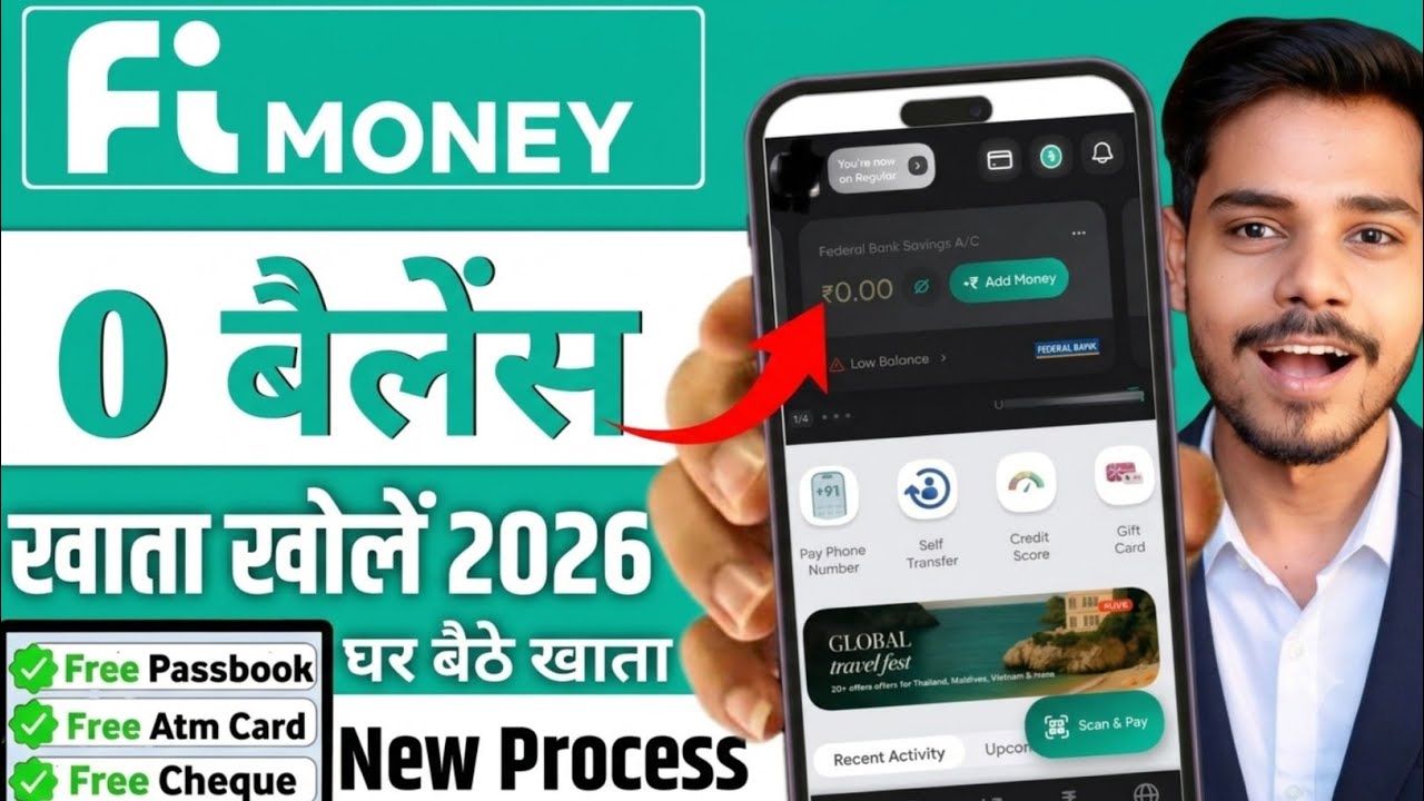 Fi Money Bank Account Opening 2026 | fi money bank account opening with zero balance