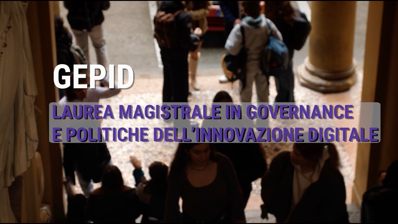 Gepid - Laurea Magistrale in Governance e Politiche dell'innovazione digitale