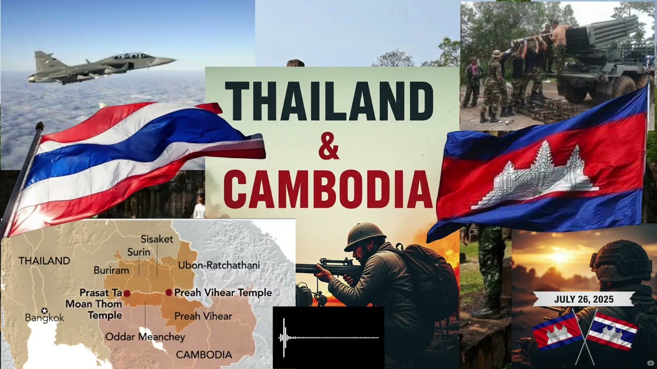 Breaking News: Thailand-Cambodia Border Conflict Intensifies on Third Day, Casualties Mount