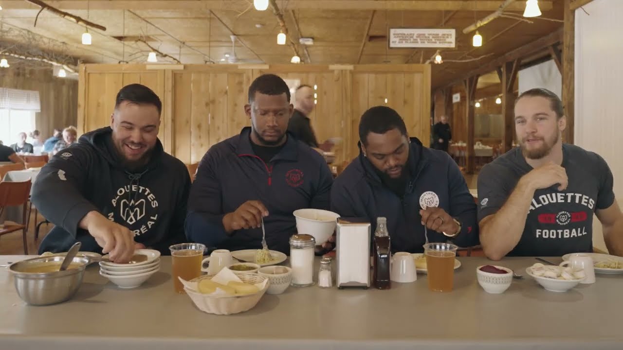 DES JOUEURS AMÉRICAINS 🇺🇸 DÉCOUVRENT LES JOIES D'UNE CABANE À SUCRE POUR LA PREMIÈRE FOIS 🍁