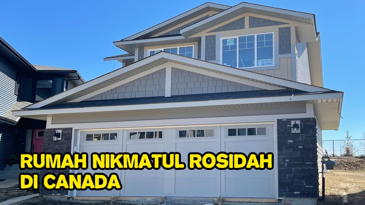 Update May 22,2021, Rumah Nikmatul Rosidah di Kanada, Tampak Luar semakin Cantik