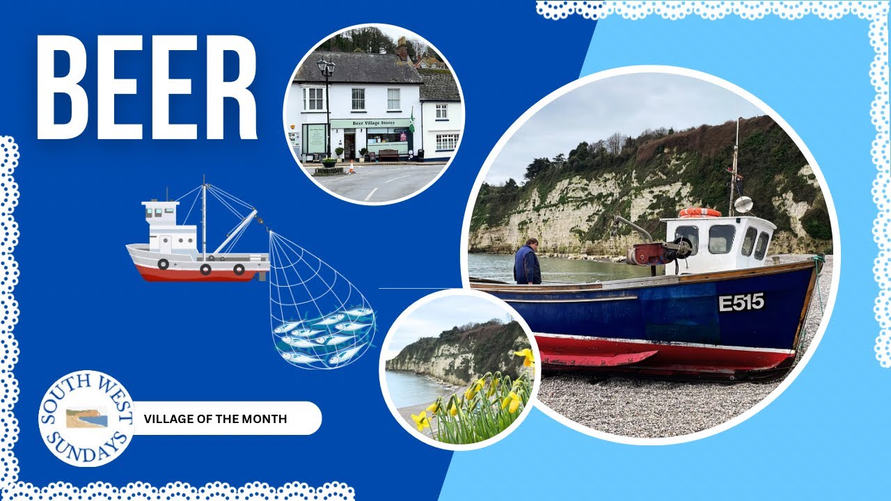 BEER Beach and BEER Village | Devon | My Village of the Month